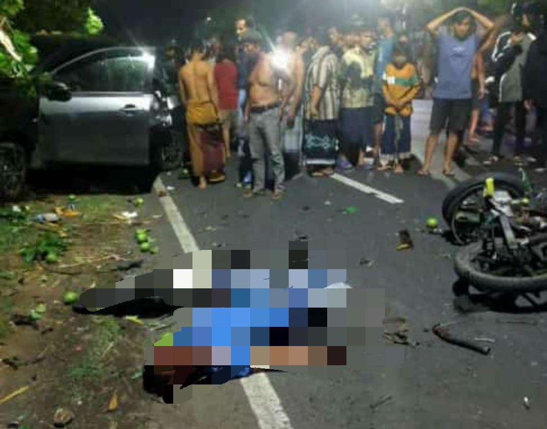 Calya Oleng Tabrak 3 Motor di Pasuruan, 1 Tewas di TKP