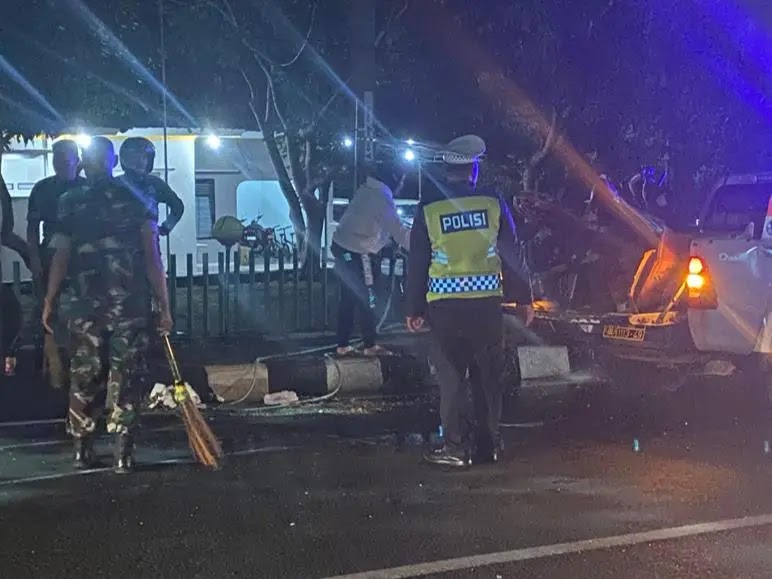 Kecelakaan Maut Dua Sepda Motor Vs Minibus, Pengendara Tewas Depan Kodim