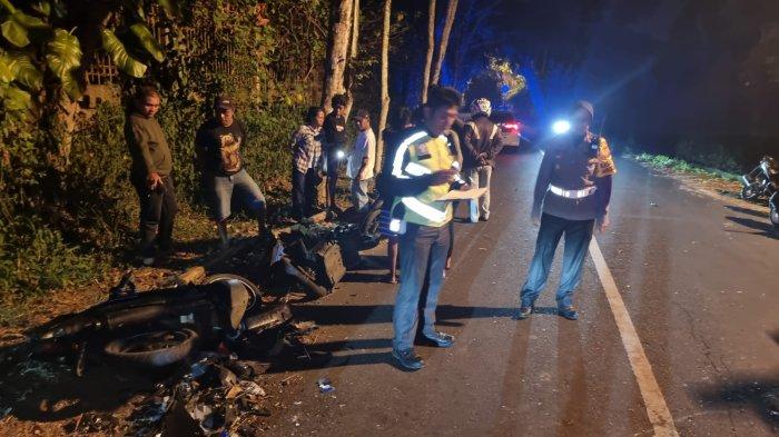 Kecelakaan Maut Motor Saling Tabrak di Jalan Raya Molas Manado, 2 Orang Tewas