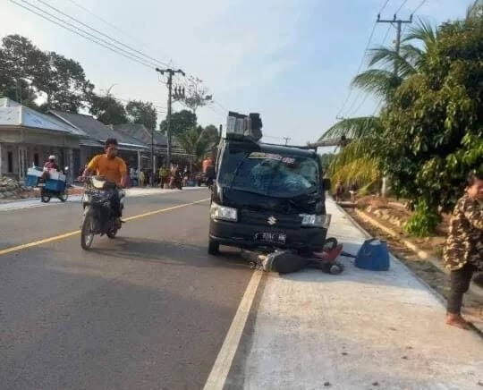 Kecelakaan Maut di Desa Jeriji, Pengemudi Sepeda Meninggal Dunia