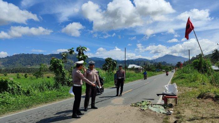Kecelakaan Maut di Ponompiaan Bolmong Sulawesi Utara, Pengendara Motor Tewas