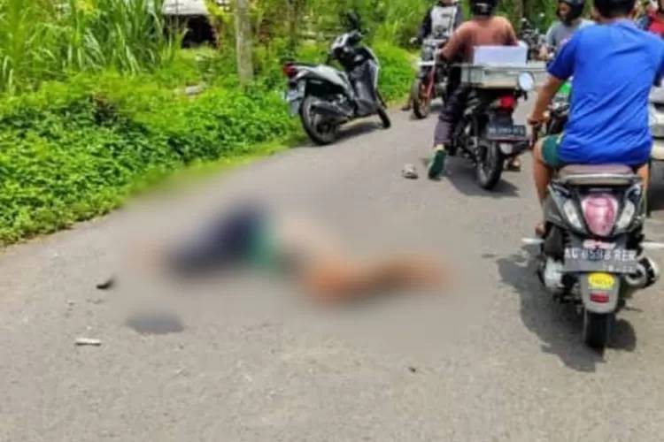 Kecelakaan Pelajar SMP Tewas usai Adu Banteng Motor Vario Vs Vixion di Tulungagung