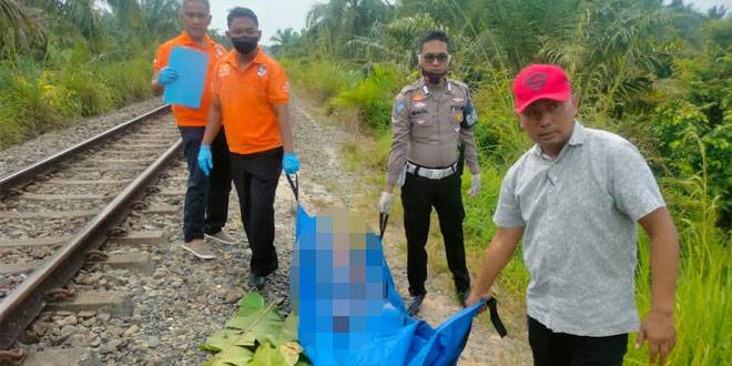 Kecelakaan Seorang Pria Tak Dikenal Tewas Tertabrak Kereta Api di Kab. Batubara