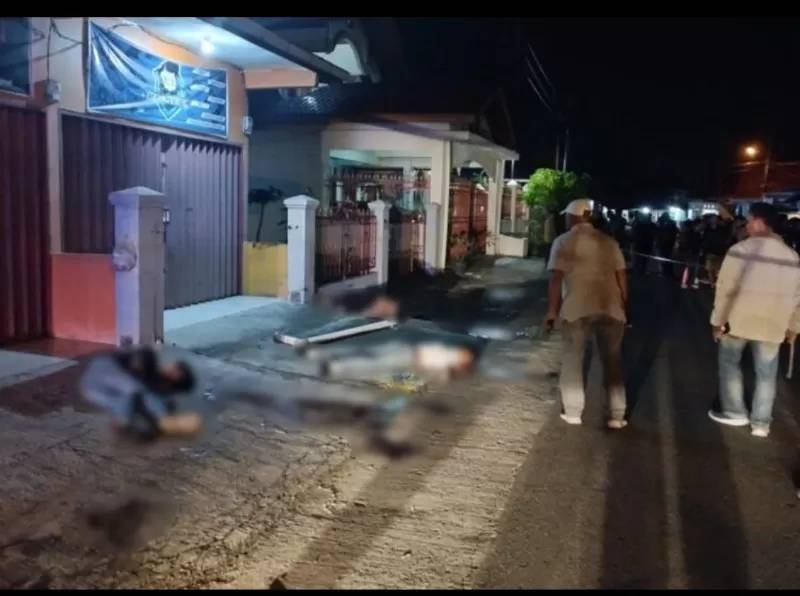 Kecelakaan Tunggal Bonceng Tiga Motor Tabrak Pagar Rumah di Kota Padang, 3 Orang Tewas