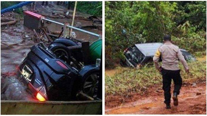 Kecelakaan Tunggal Mobil Avanza Terseret Arus Banjir di Merauke, 5 Orang Tewas