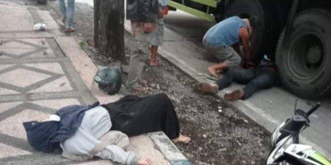 Kecelakaan di Jalur Pantura Pasuruan, Gagal Nyalip Bapak Tewas Terlindas Truk-Sang Anak Luka Ringan